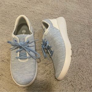 Kizik Madrid Women’s Sneakers Heathered Blue White Size 9